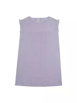 Ночная рубашка для девочек с круглым вырезом ANTEBIES, сирень