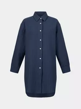 Ночная рубашка Erlich Textil Boyfriend Shirt MALIN, цвет mitternachtblau