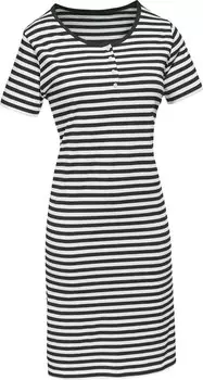 Ночная рубашка Erwin Mller, цвет anthrazit/wei meliert