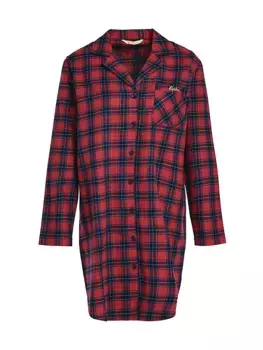 Ночная рубашка Etta в клетку Barbour, красный