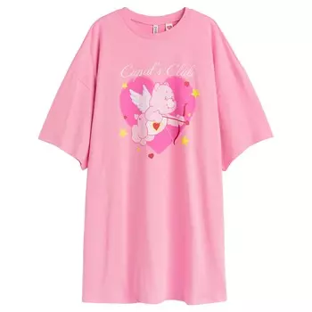 Ночная рубашка H&amp;M Care Bears Printed, светло-розовый