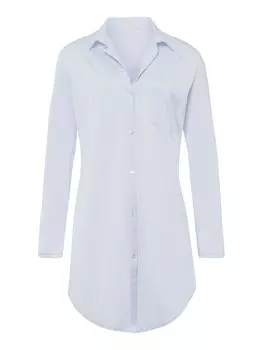 Ночная рубашка Hanro Cotton Deluxe 90cm, светло-синий