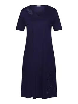 Ночная рубашка Hanro Nightgown Anne, темно-синий