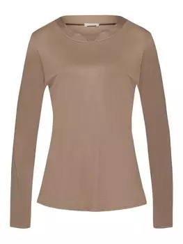 Ночная рубашка Hanro Pajama Grand Central, серо-коричневый