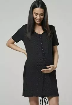 Ночная рубашка Happy Mama, черный