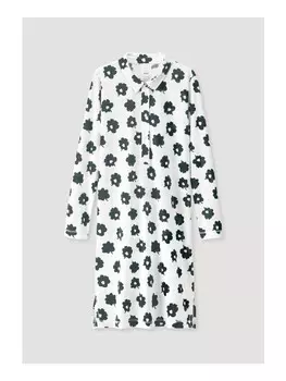 Ночная рубашка Hessnatur Oversize PURE COTTON aus reiner Bio Baumwolle, цвет naturweiss