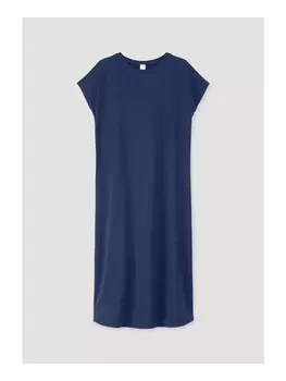 Ночная рубашка Hessnatur Relaxed PURE FLOW aus TENCEL Modal, темно-синий