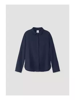 Ночная рубашка Hessnatur Shirt, темно-синий