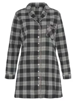 Ночная рубашка HIS, черный