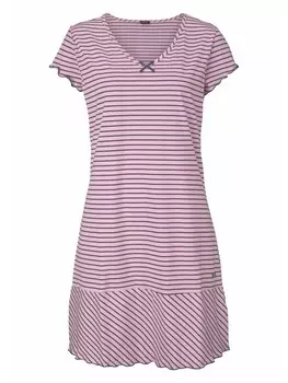 Ночная рубашка HIS, цвет rosa-geringelt