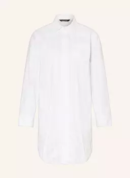 Ночная рубашка из хлопка в полоску Lauren Ralph Lauren, белый