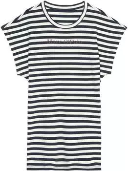 Ночная рубашка из смешанного хлопка Marc O'Polo, синий