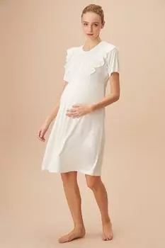 Ночная рубашка - Экрю - Базовый SUWEN