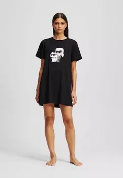 Ночная рубашка KARL LAGERFELD, черный