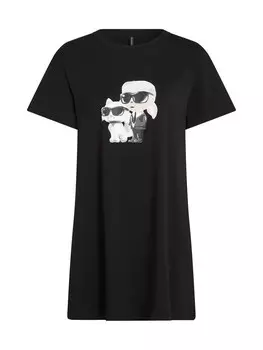 Ночная рубашка Karl Lagerfeld, черный