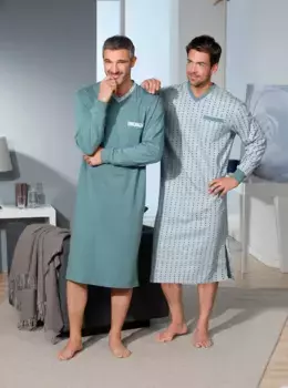Ночная рубашка Kings Club "Ночные рубашки", цвет Mint + Mint-Bedruckt