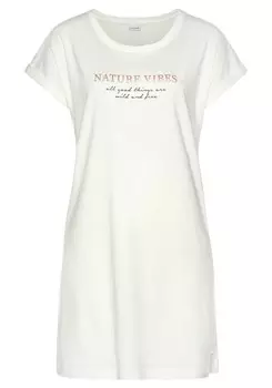 Ночная рубашка LASCANA, экрю