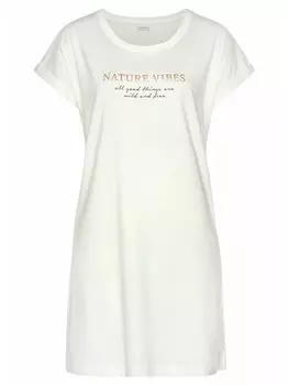 Ночная рубашка LASCANA, экрю