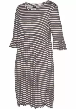 Ночная рубашка LASCANA, антрацит