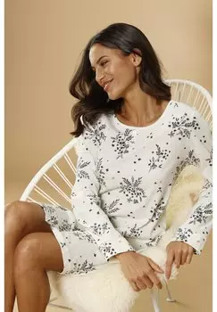 Ночная рубашка LASCANA, бежевый