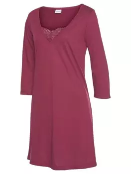 Ночная рубашка LASCANA, бордо