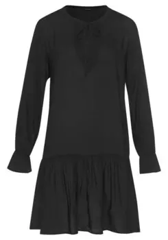 Ночная рубашка LASCANA, черный