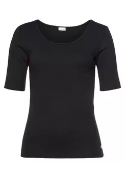 Ночная рубашка Lascana, черный