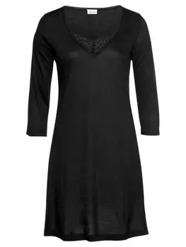 Ночная рубашка LASCANA, черный