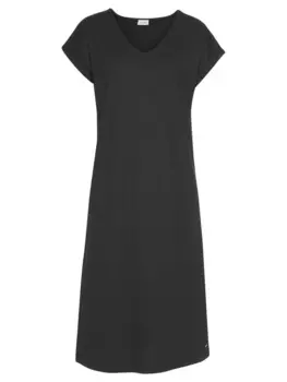 Ночная рубашка LASCANA, черный