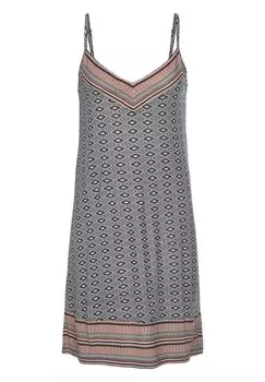 Ночная рубашка LASCANA, черный