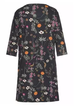 Ночная рубашка LASCANA, черный