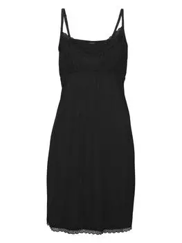 Ночная рубашка LASCANA, черный