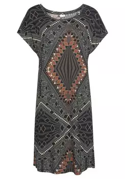 Ночная рубашка LASCANA Nightgown, серый