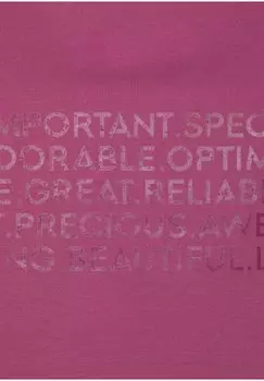 Ночная рубашка LASCANA, розовый