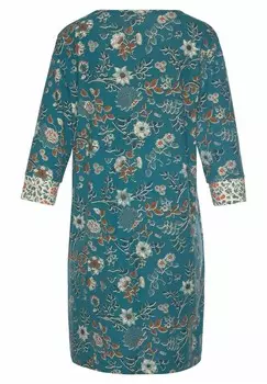 Ночная рубашка LASCANA, синий