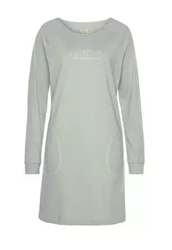 Ночная рубашка LASCANA, светло-зеленый