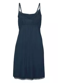Ночная рубашка LASCANA, темно-синий