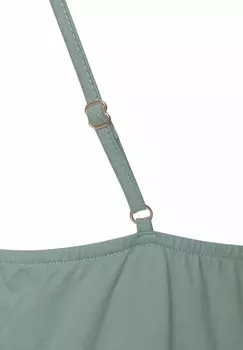 Ночная рубашка LASCANA, зеленый