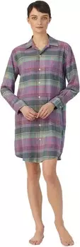 Ночная рубашка LAUREN Ralph Lauren Long Sleeve Brushed Twill His Shirt Sleepshirt, цвет Purple Plaid