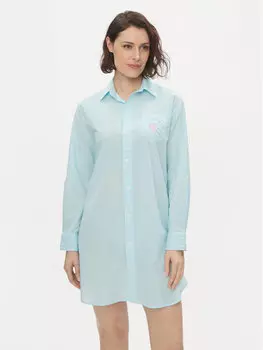 Ночная рубашка Lauren Ralph Lauren, синий