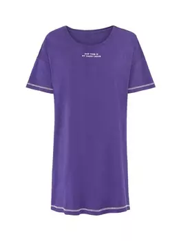 Ночная рубашка LSCN BY LASCANA, фиолетовый