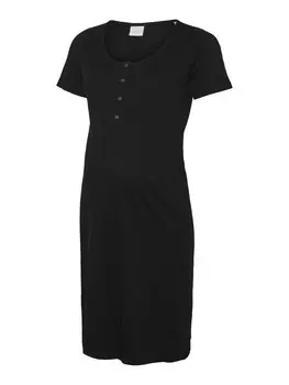 Ночная рубашка MAMALICIOUS MLMIRA, черный