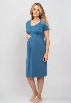 Ночная рубашка MATERNITY NURSING 2 IN 1 BASIC Cool Mama, синий деним