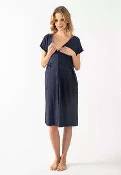 Ночная рубашка MATERNITY NURSING 2 IN 1 BASIC Cool Mama, темно-синий