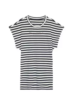 Ночная рубашка Mix & Match, хлопок Marc O'Polo, сине-белый