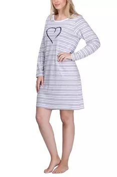 Ночная рубашка Moonline kurz, серый
