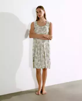 Ночная рубашка на широкой лямке nfasis, многоцветный