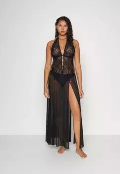 Ночная рубашка NEGLIGE DRESS LASCANA, черный