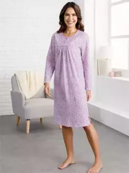 Ночная рубашка "Ночная рубашка", цвет Orchidee-Feige-Bedruckt
