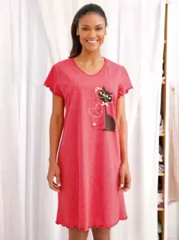 Ночная рубашка "Ночная рубашка", красный